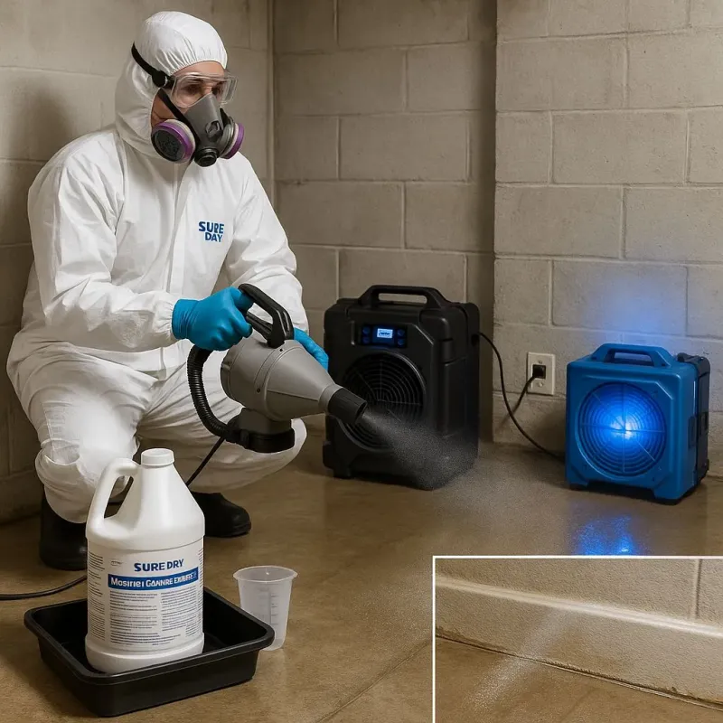 Sanitization and Odor Removal process in Ferndale, MI
