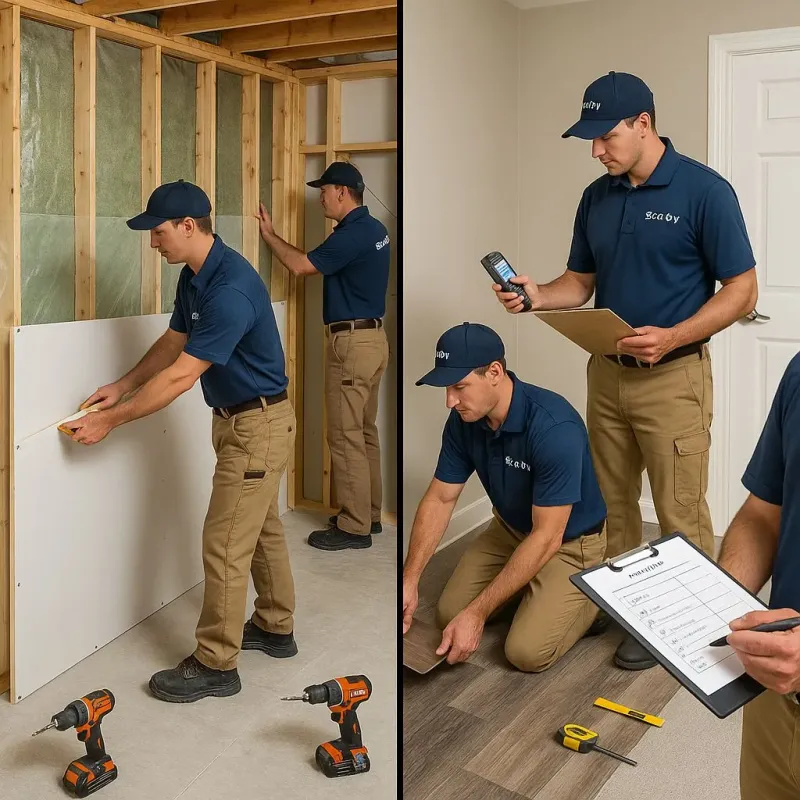 Repairs and Reconstruction process in Ferndale, MI